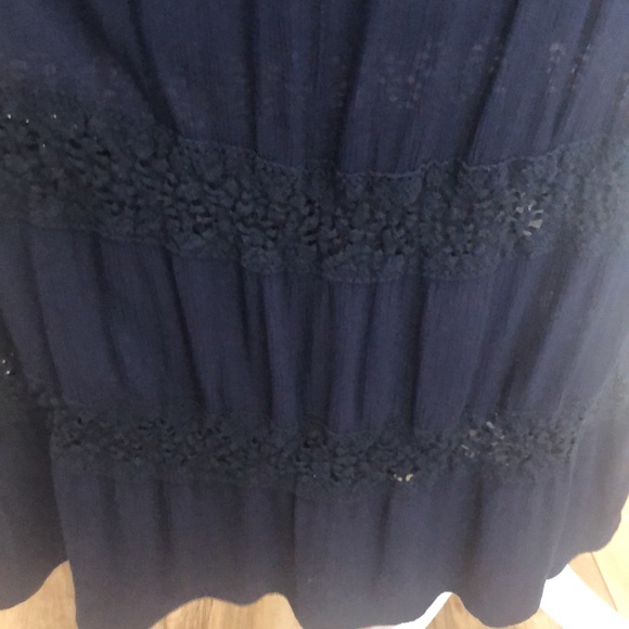 No Boundaries Size Medium 7-9 Navy Blue 100% Cotton - Picture 5 of 7